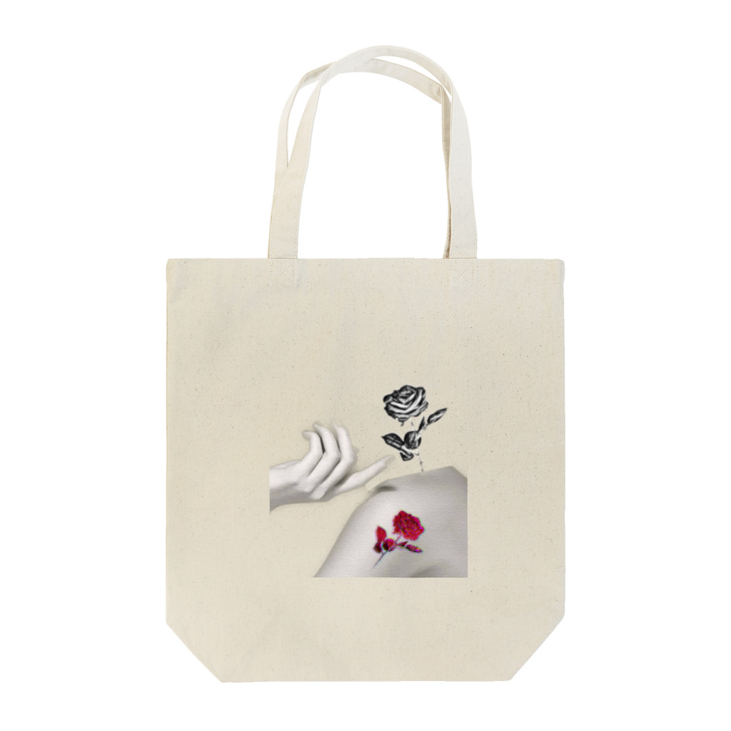 Nounaiの薔薇と手 トートバッグ