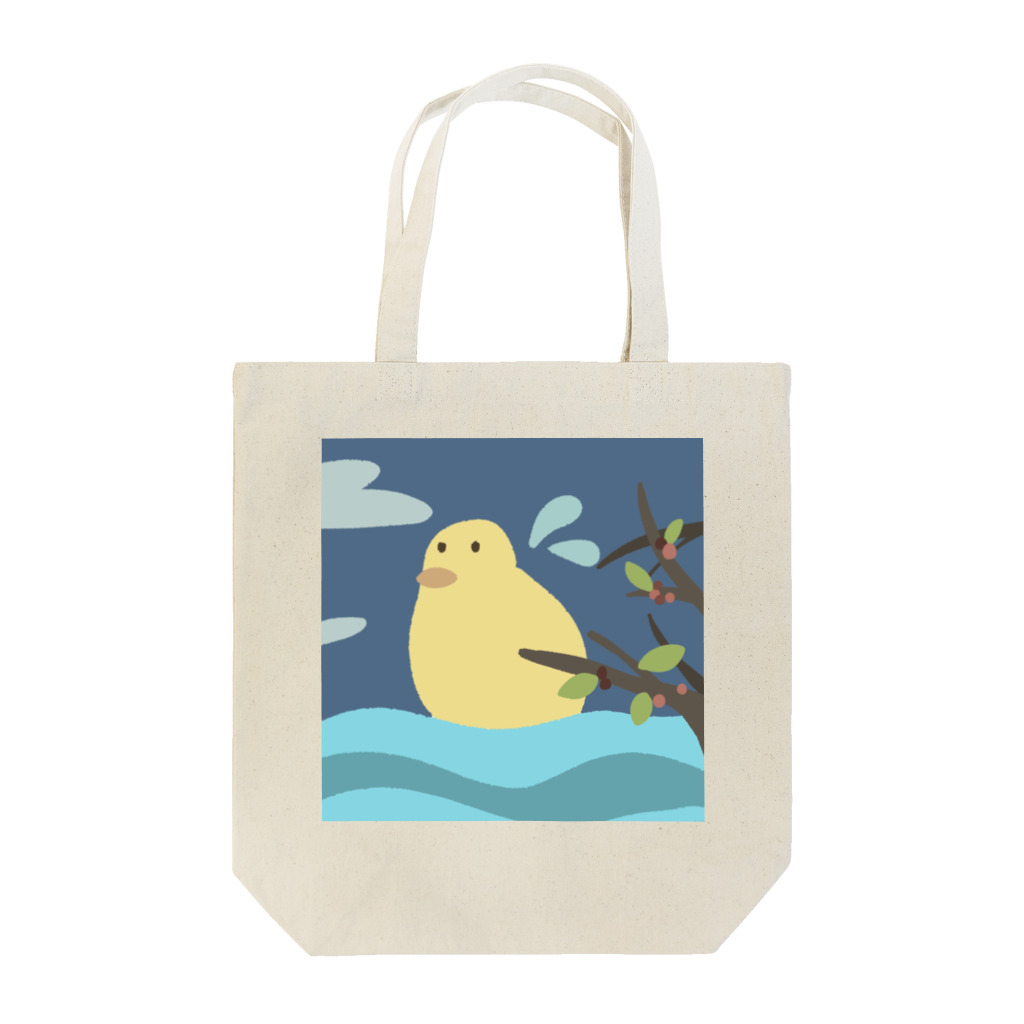 いんこちゃんの里のおよぐ鳥 Tote Bag