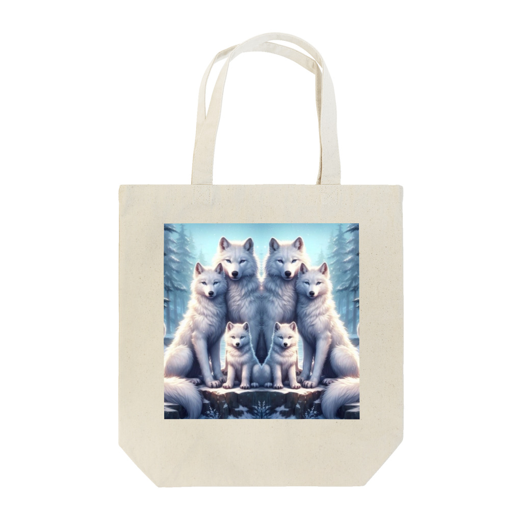 SWQAのオオカミファミリー Tote Bag