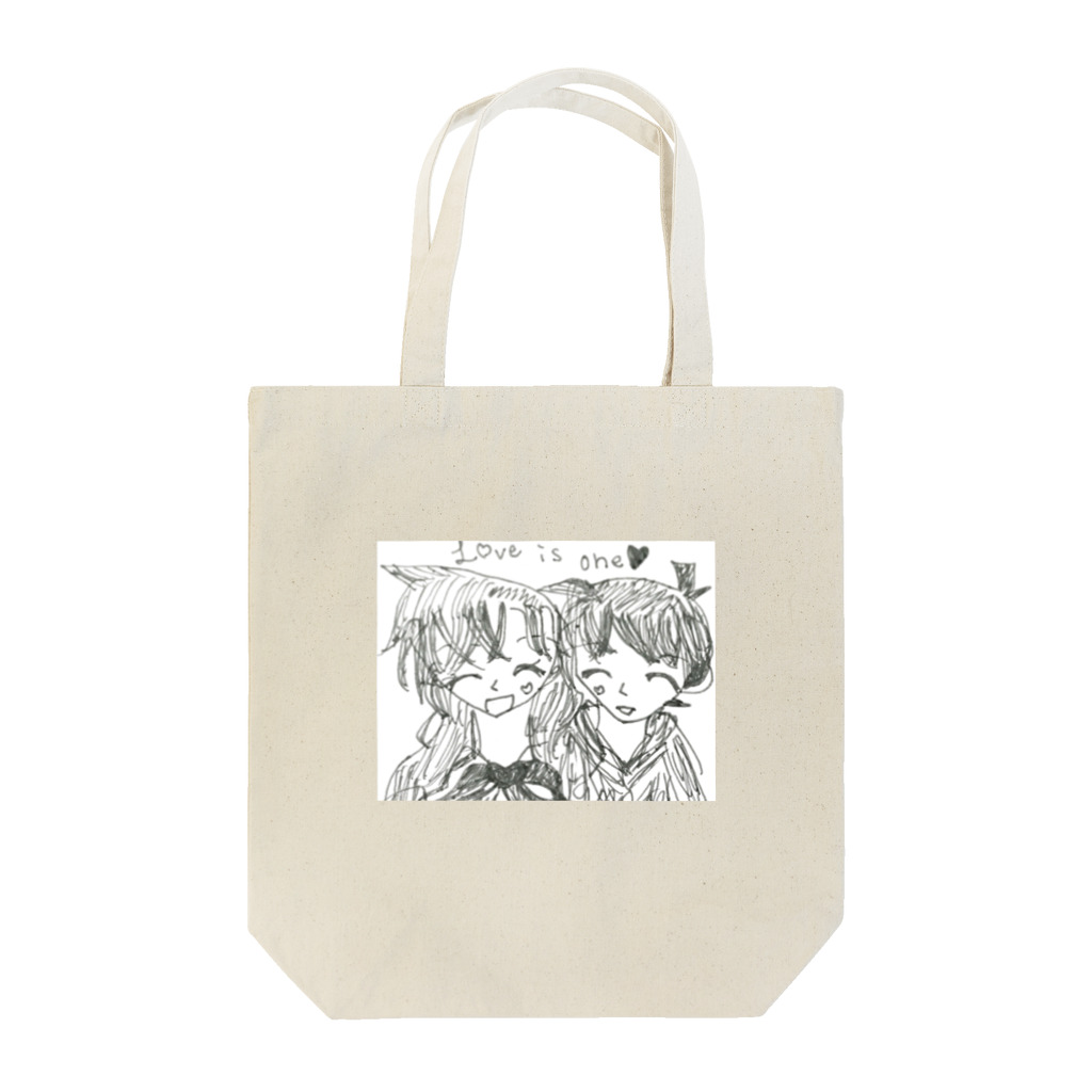 pinkpinkのわんらぶ Tote Bag