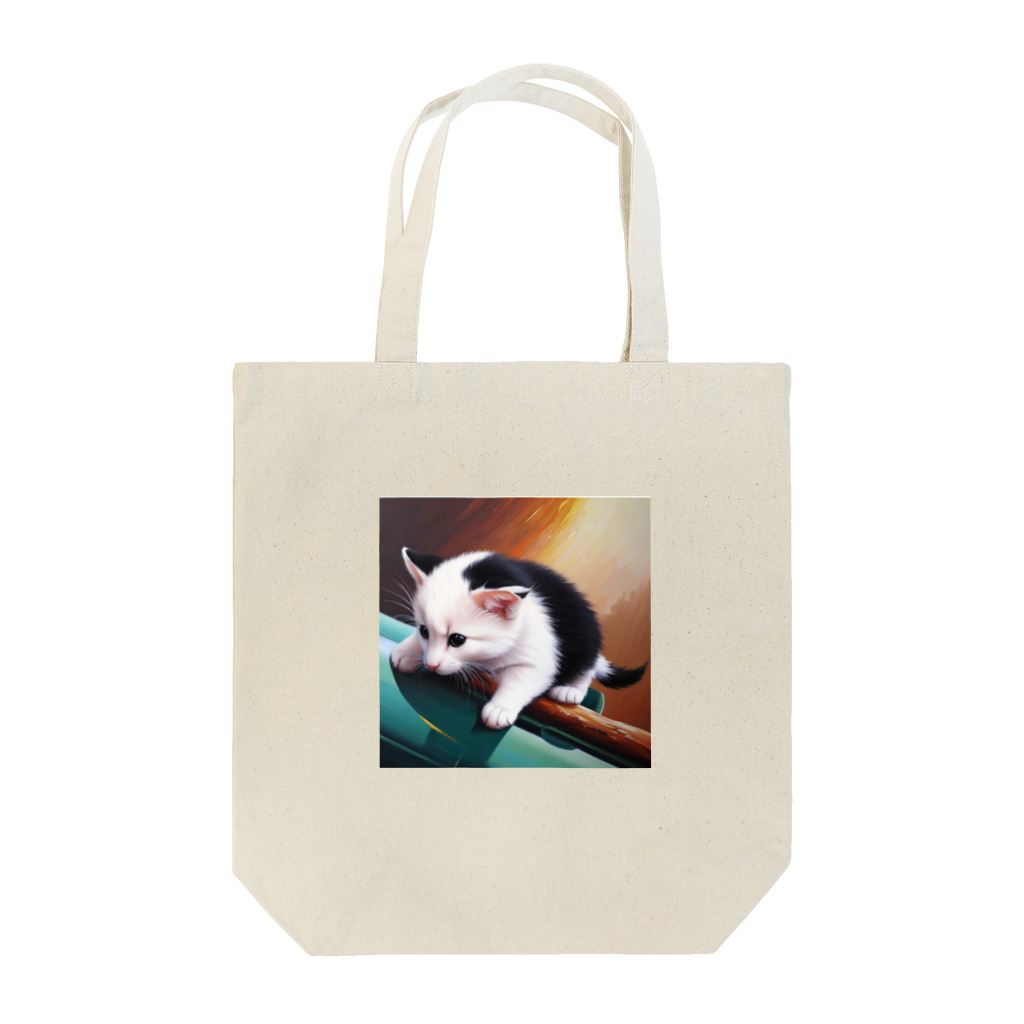 みどりの森の猫 Tote Bag