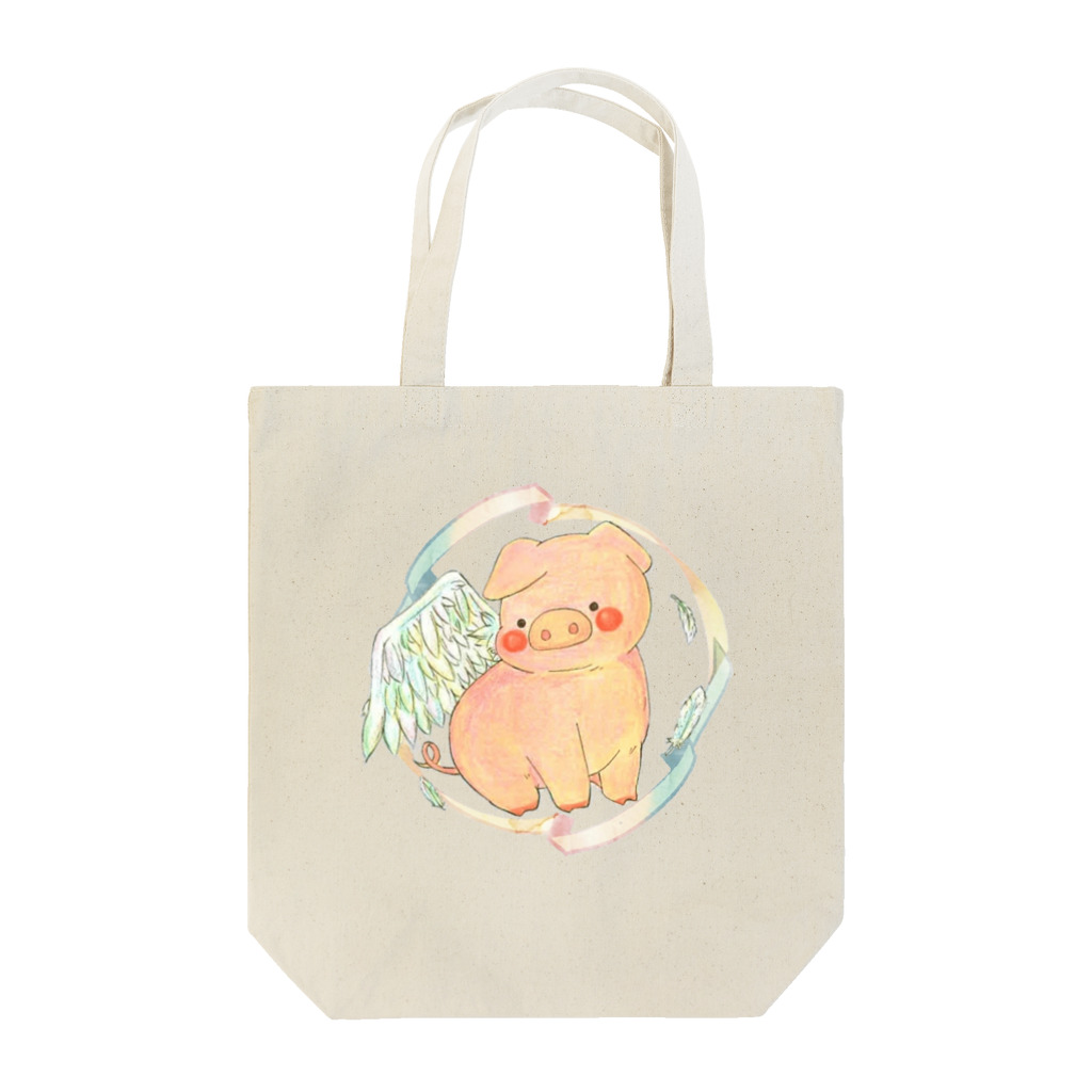 𝕚𝕣𝕠𝕤𝕒𝕤𝕙𝕚のpiglet （ribbon 1） Tote Bag