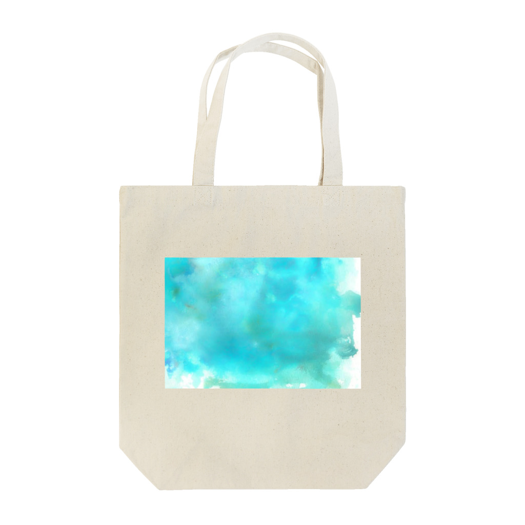 ya-pyのターコイズ　水彩 Tote Bag