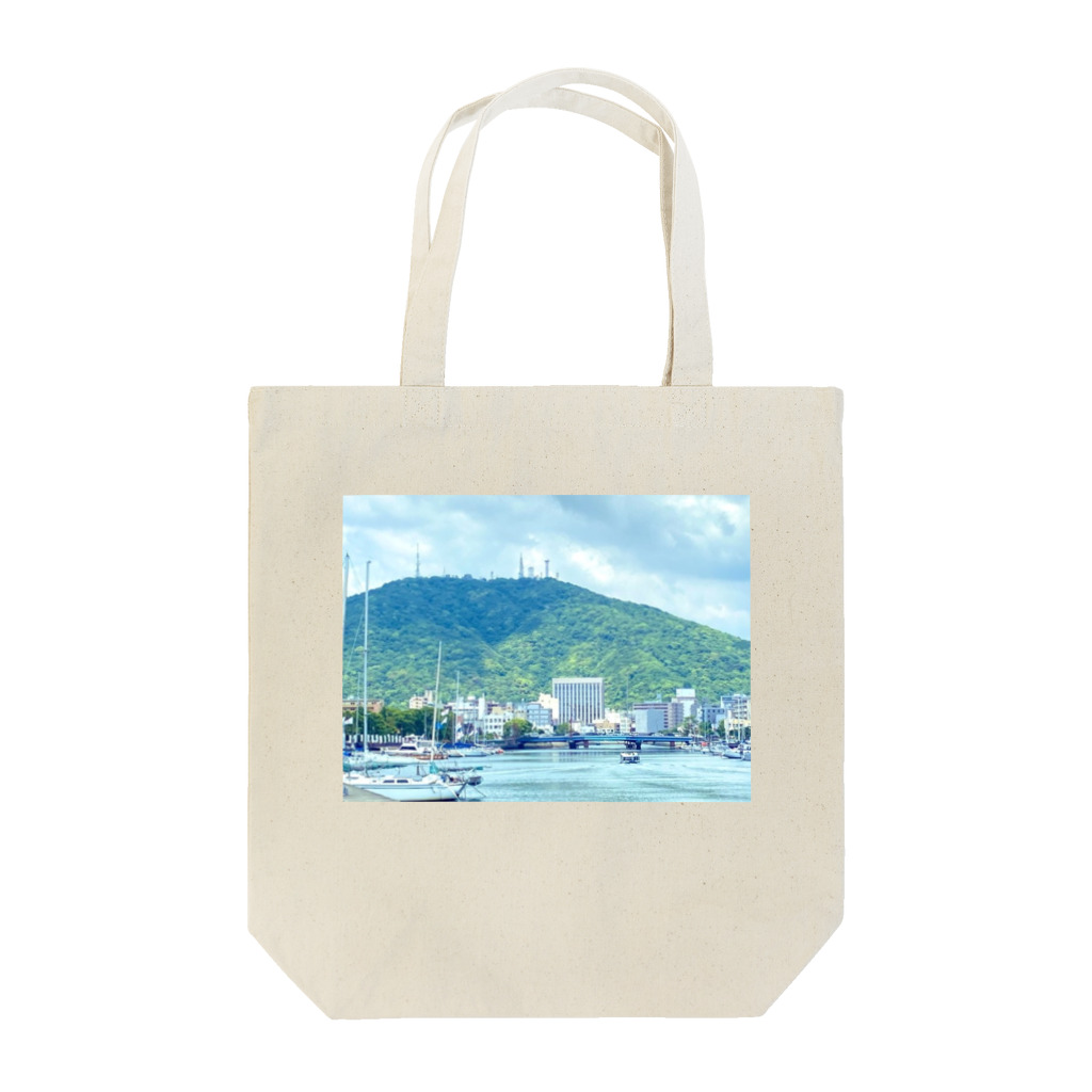 眉山ライブカメラの徳島市眉山 Tote Bag