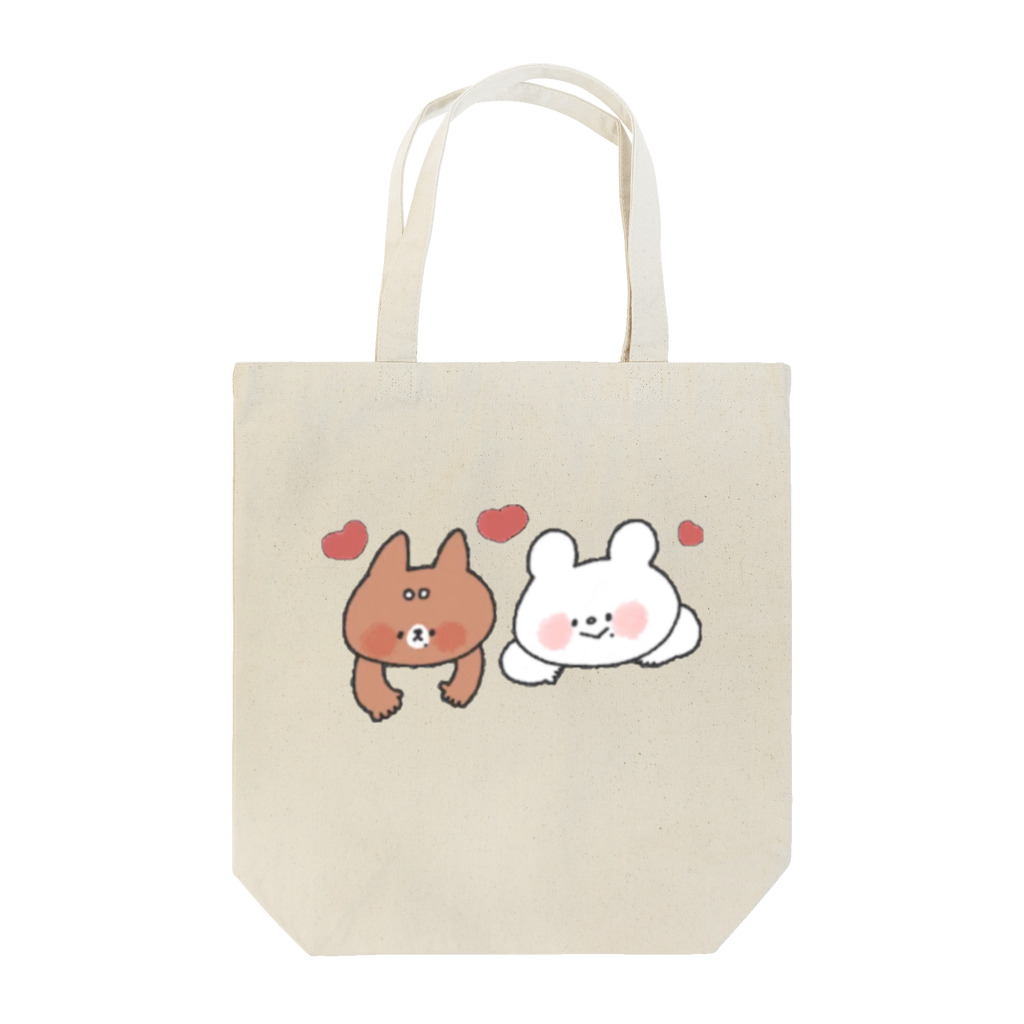 saxaのうさぎとくまちゃん Tote Bag