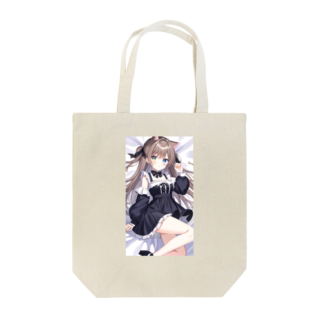 WAKEN0709の猫耳ゴスロリ美少女 Tote Bag