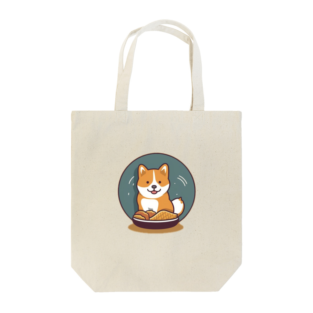 MonoChromeのデリシャス・ワンちゃん Tote Bag