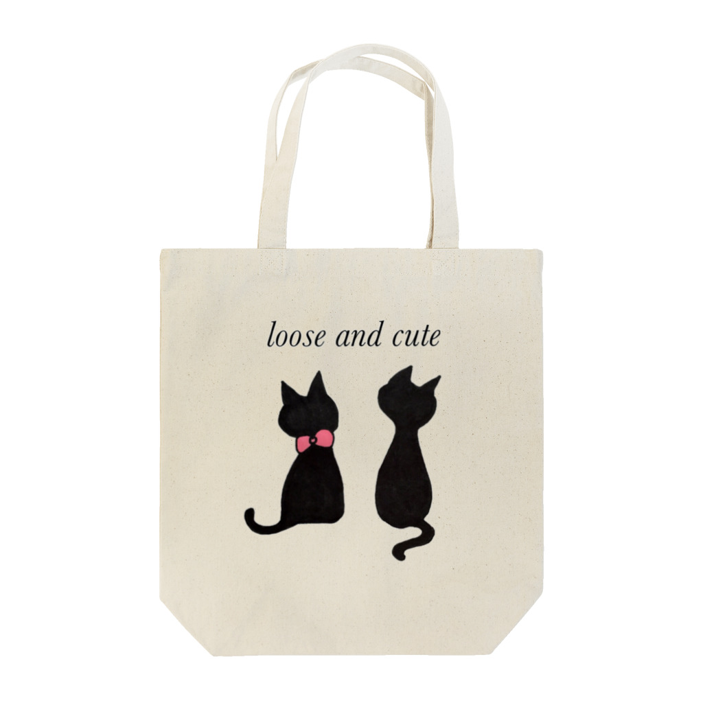 Loose and cuteのlove cat Tote Bag