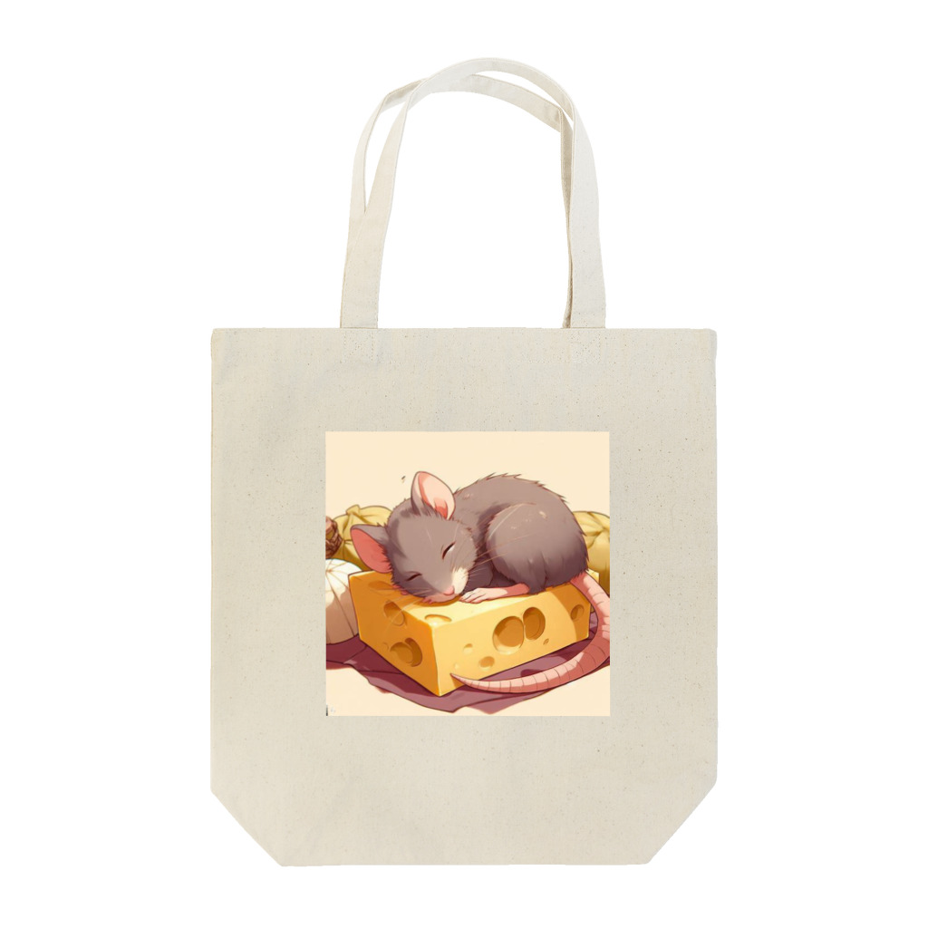 ronmanganのHappyマウスグレー Tote Bag