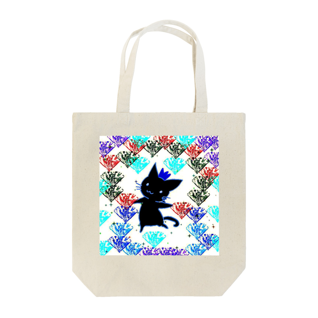 エネハピる〜🫧✨の🌹✨Dancing SHADOW Cat✨ Tote Bag