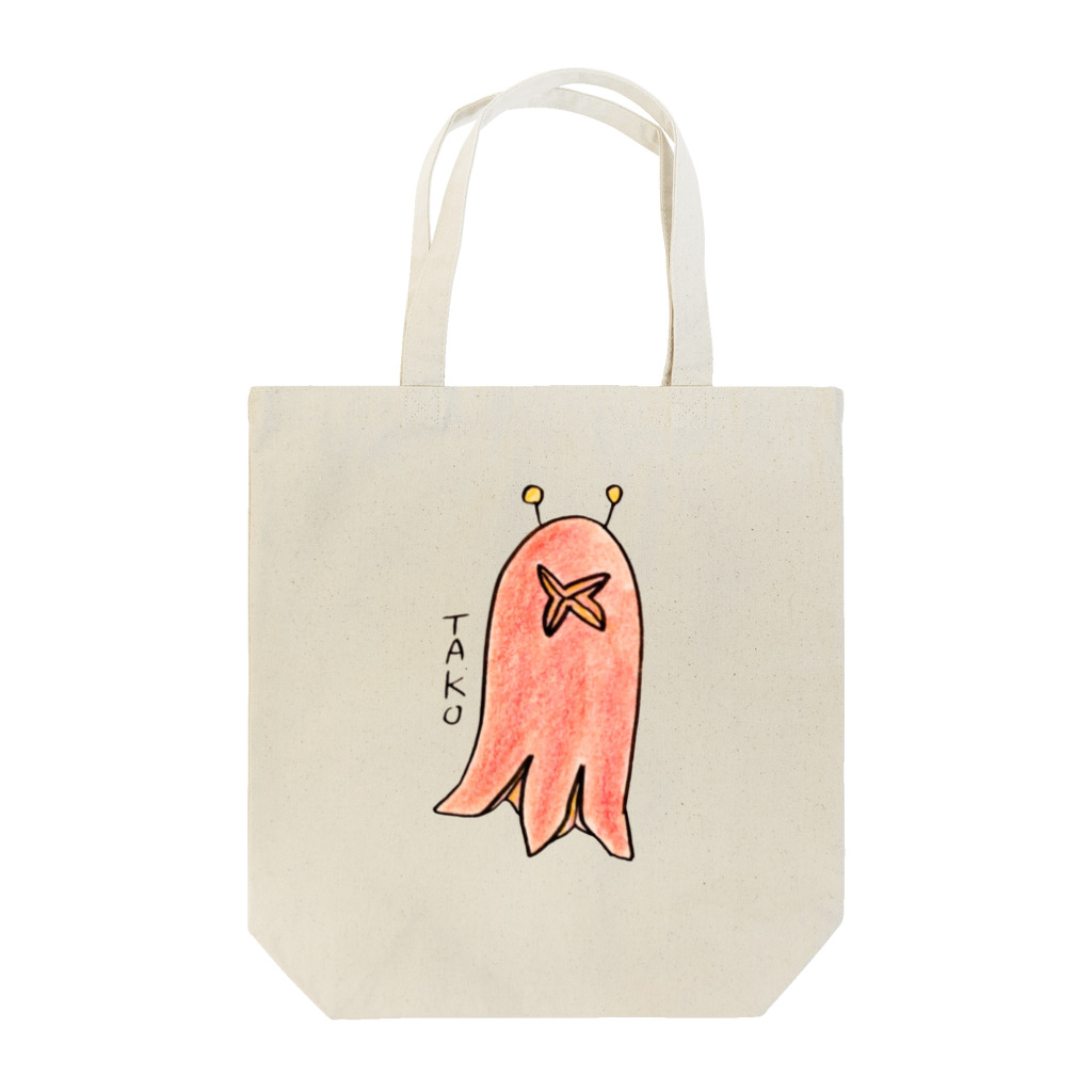 お店の名前考え中のタコ星人 Tote Bag