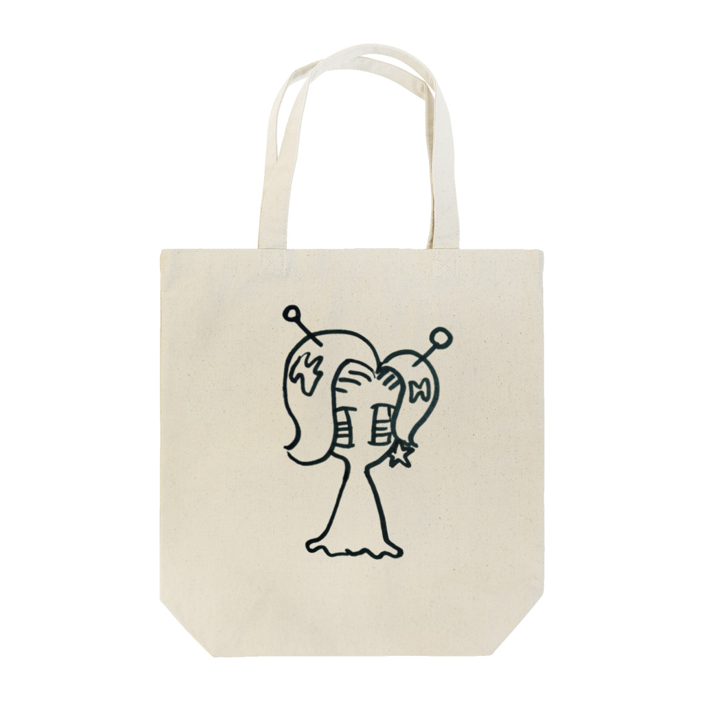 お店の名前考え中の宇宙軟体生物 Tote Bag