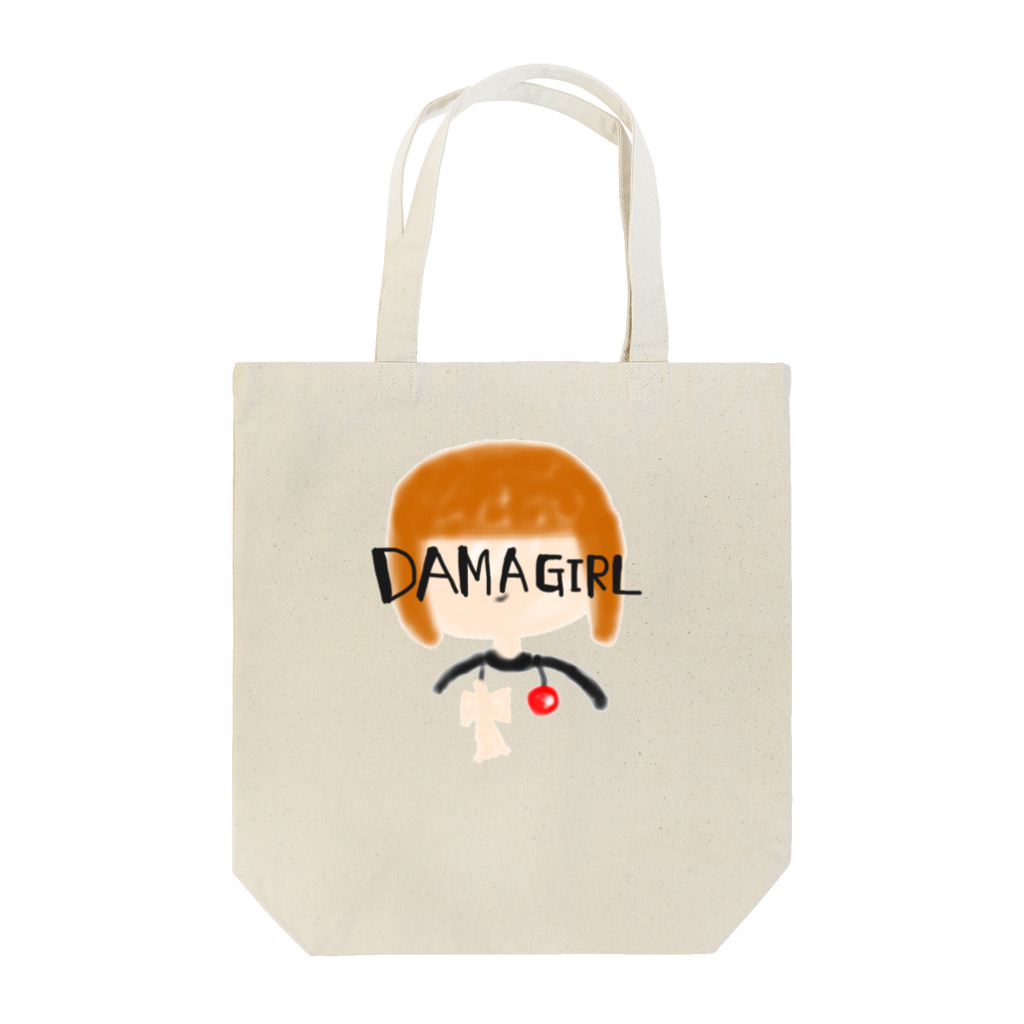 SIO TATAKI★のDAMAGIRL Tote Bag