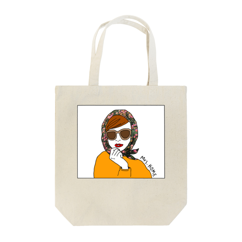 Mr.&Mrs.KOMEのMrs.KOME Tote Bag