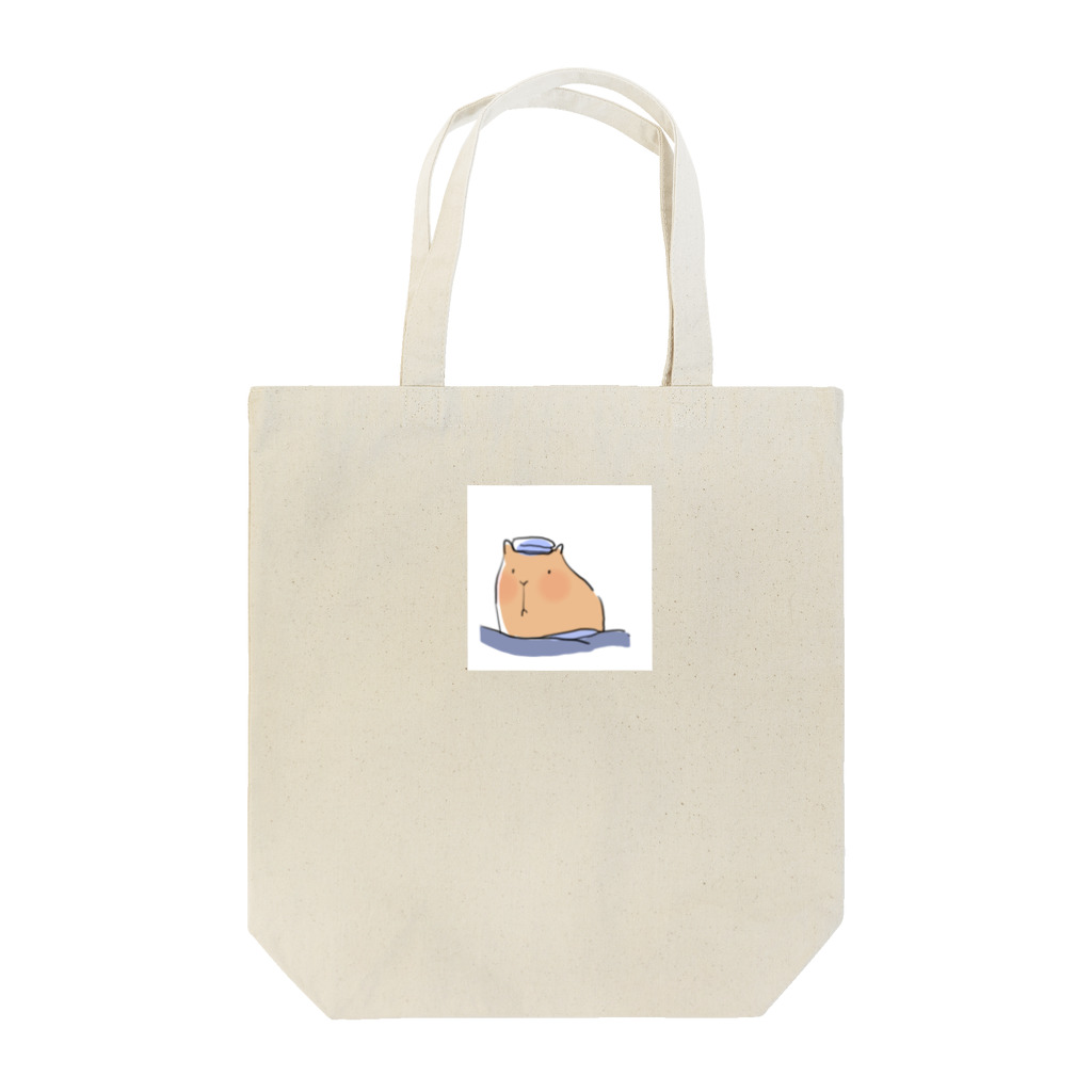 ゆる〜い　小さいアニマルズのほっこりカピバラ Tote Bag