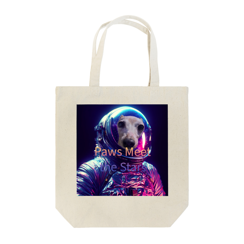 Toggle on.の宇宙犬 Tote Bag