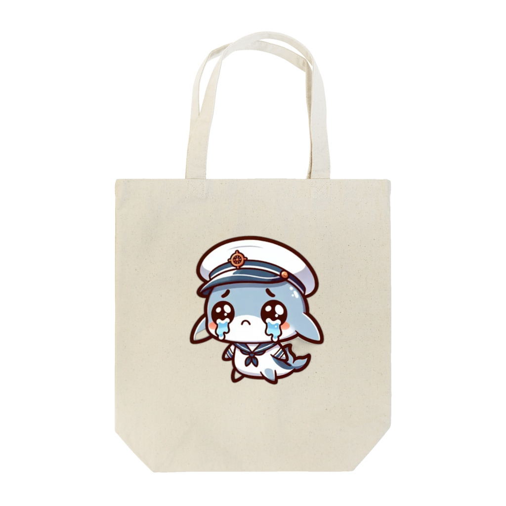 れいの泣き顔水兵イルカの航海 Tote Bag