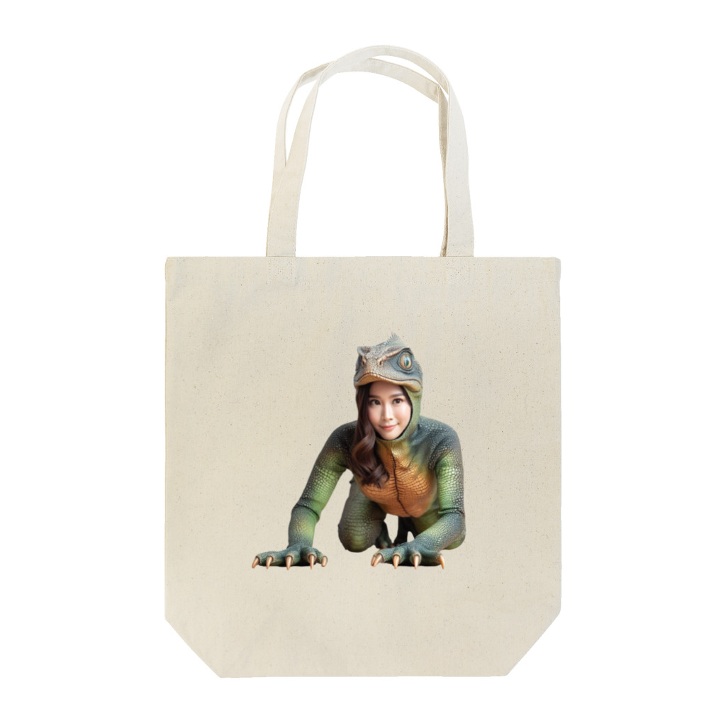 reptilesの怪人トカゲ女 Tote Bag