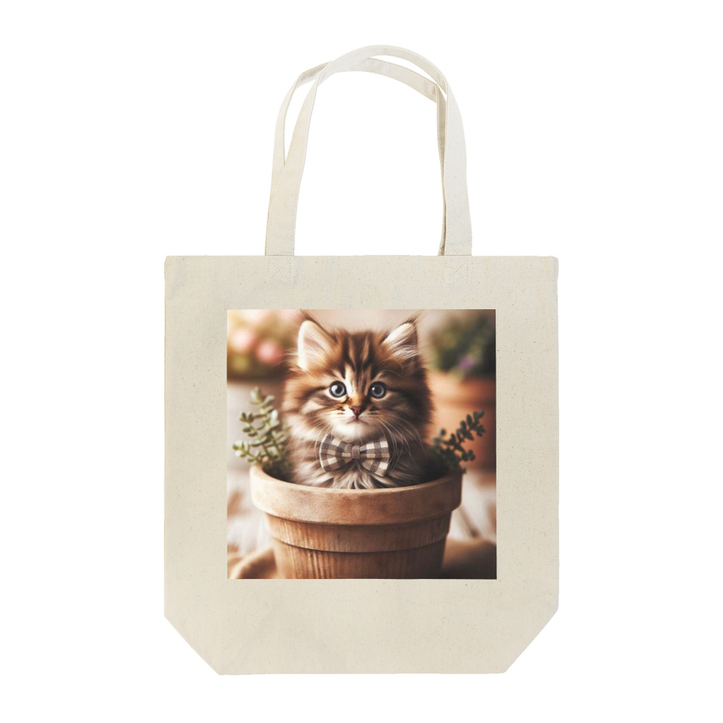 yuo1040yamato Soraの初めて作りました 猫さん Tote Bag