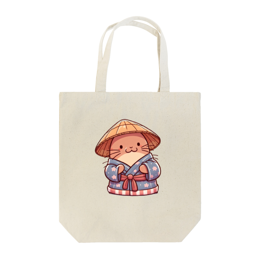 れいの和みのカワウソ：伝統衣装でこんにちは Tote Bag