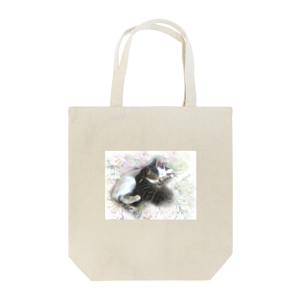 天野音色　癒し画像　healingのおねむネコ's Tote Bag