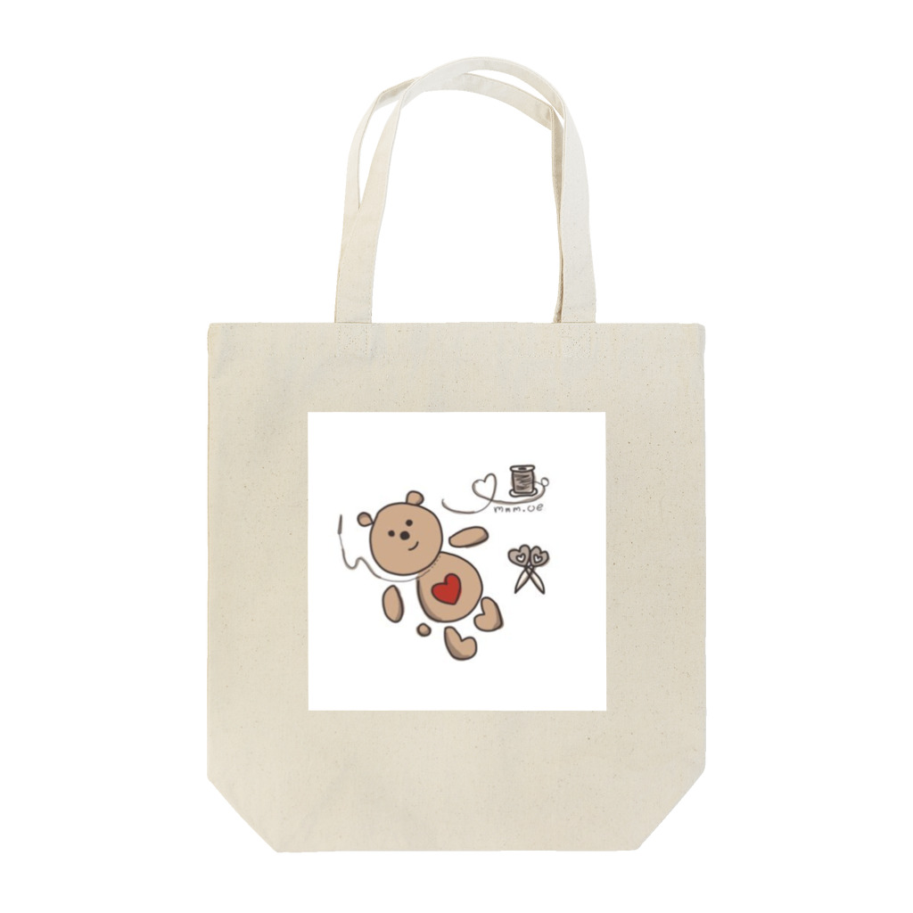 mmm.oe /モエモエモエ雑貨店の手芸なちくちくまっさん🧸🧵 Tote Bag