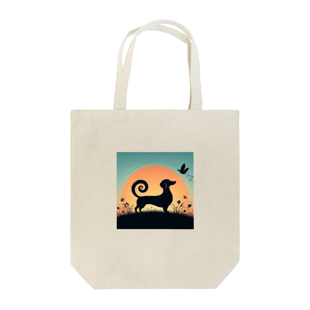 sasuke-room15のかわいいミニチュアダックスのキャラクターグッズです Tote Bag