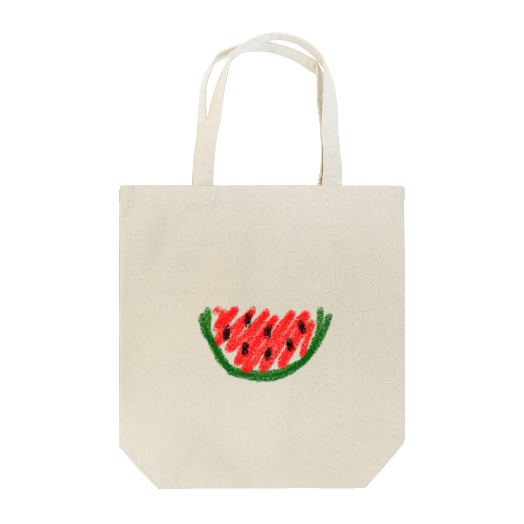 あおいの部屋のクレヨンらくがきスイカ Tote Bag