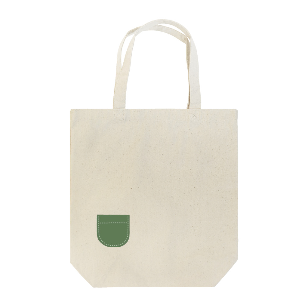 CanaCana のポケットもどき(カーキ) Tote Bag