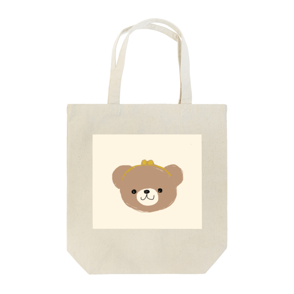 がまぐちこぐまのといといのうちのこぐまがまぐち付き Tote Bag