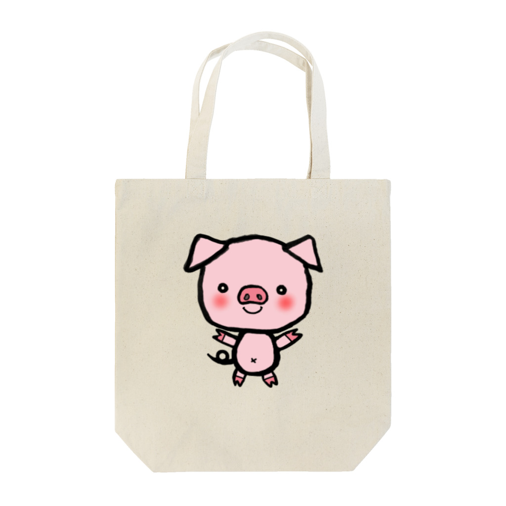 葉月あさこ(風椋)＠癒しの書【公式】のこぶたちゃん Tote Bag