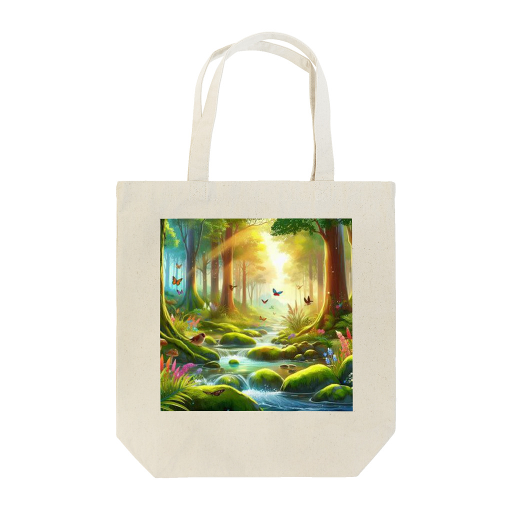 Rパンダ屋の「幻想的な森」グッズ Tote Bag