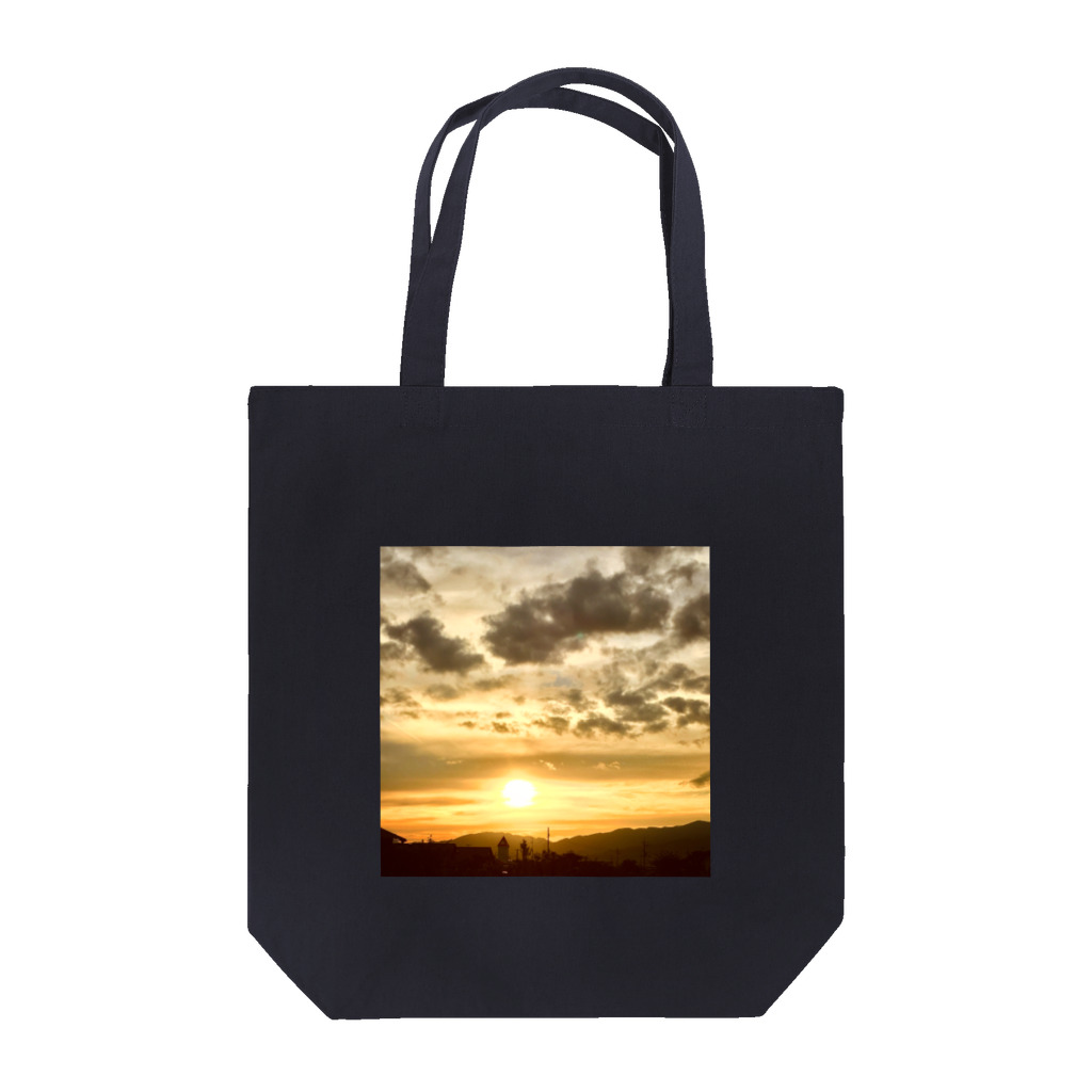 fullmoonの黄金の夕日 Tote Bag