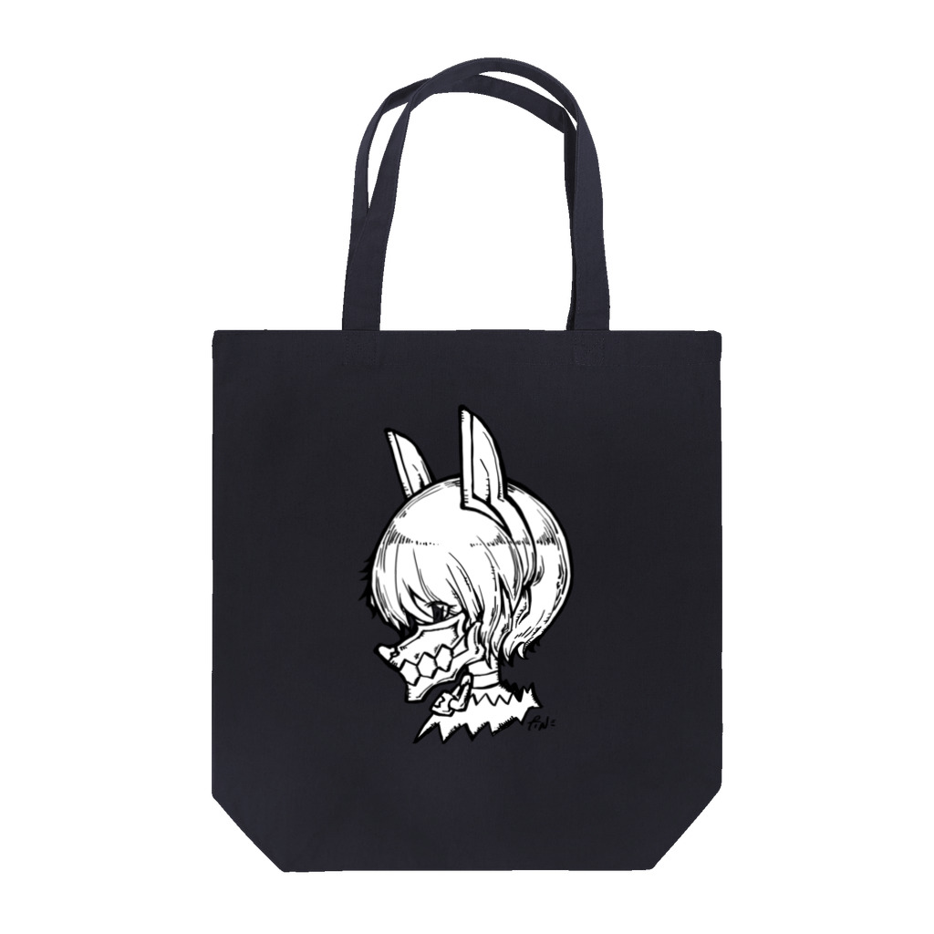 アトリエ猫柳SUZURI店のウルフガール Tote Bag