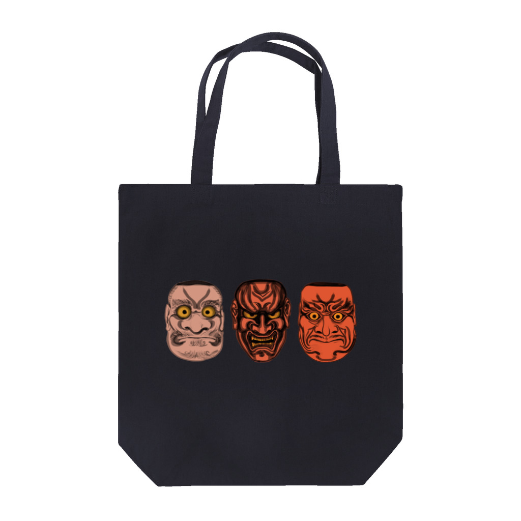 OMOTEの能面トリオB Tote Bag