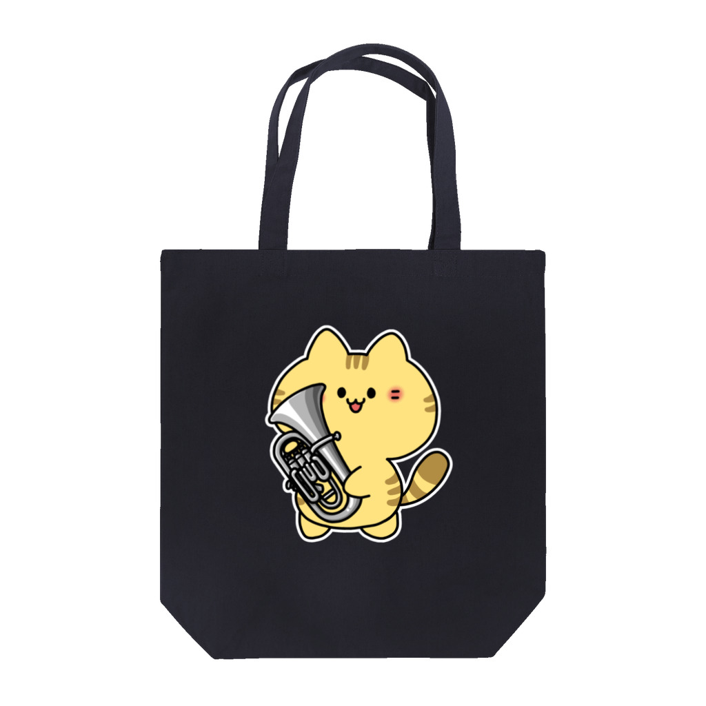  ふじねこ屋のユーフォニアムねこ（銀） Tote Bag