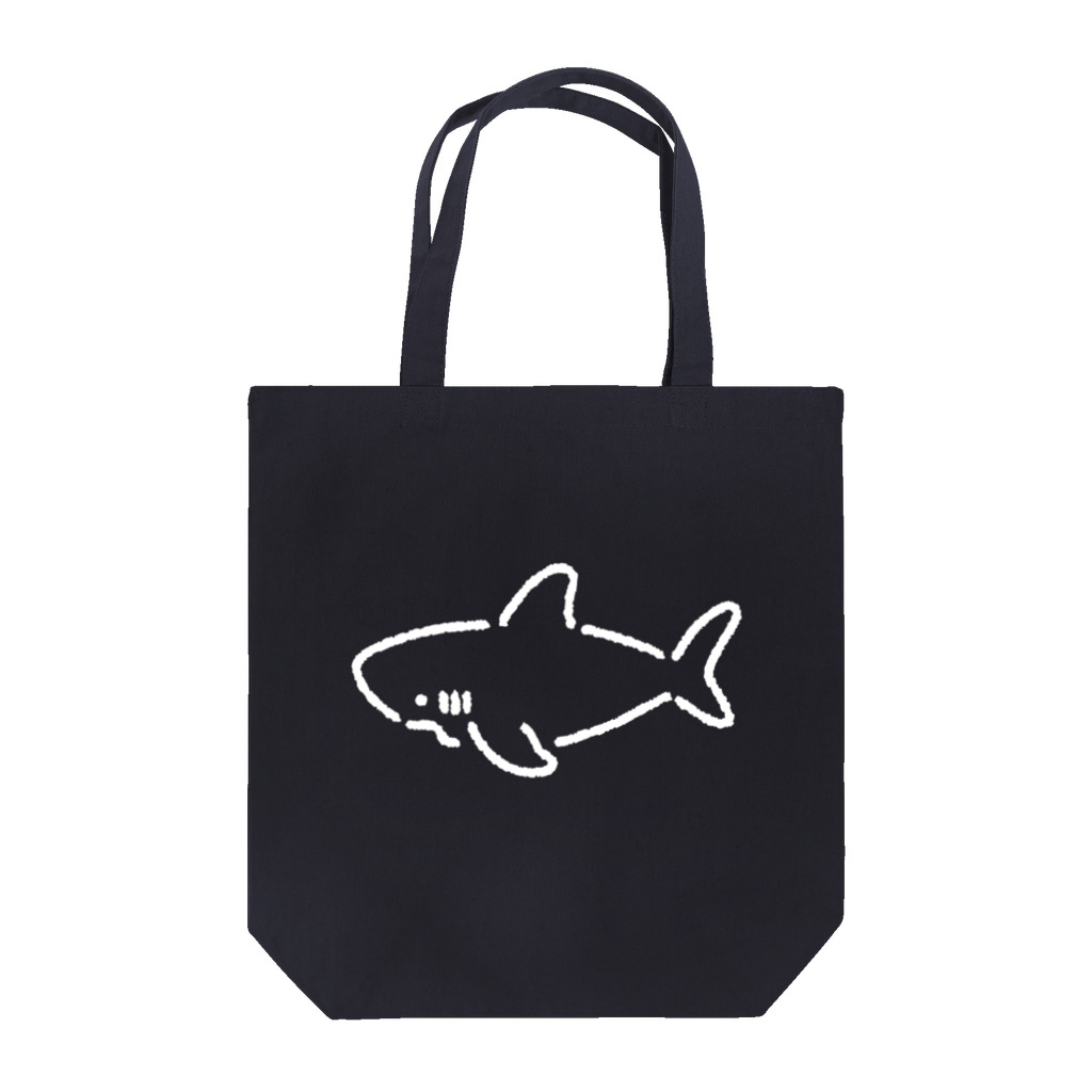 サメ わりとおもいのわりとシンプルなサメ2021白線 Tote Bag