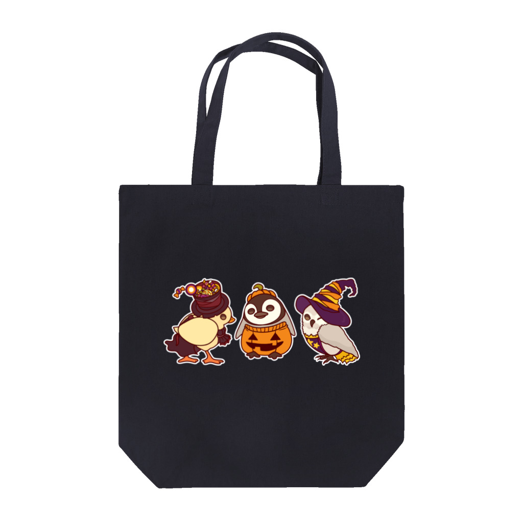 ハナドリカ SUZURI店のほっこりハロウィン Tote Bag