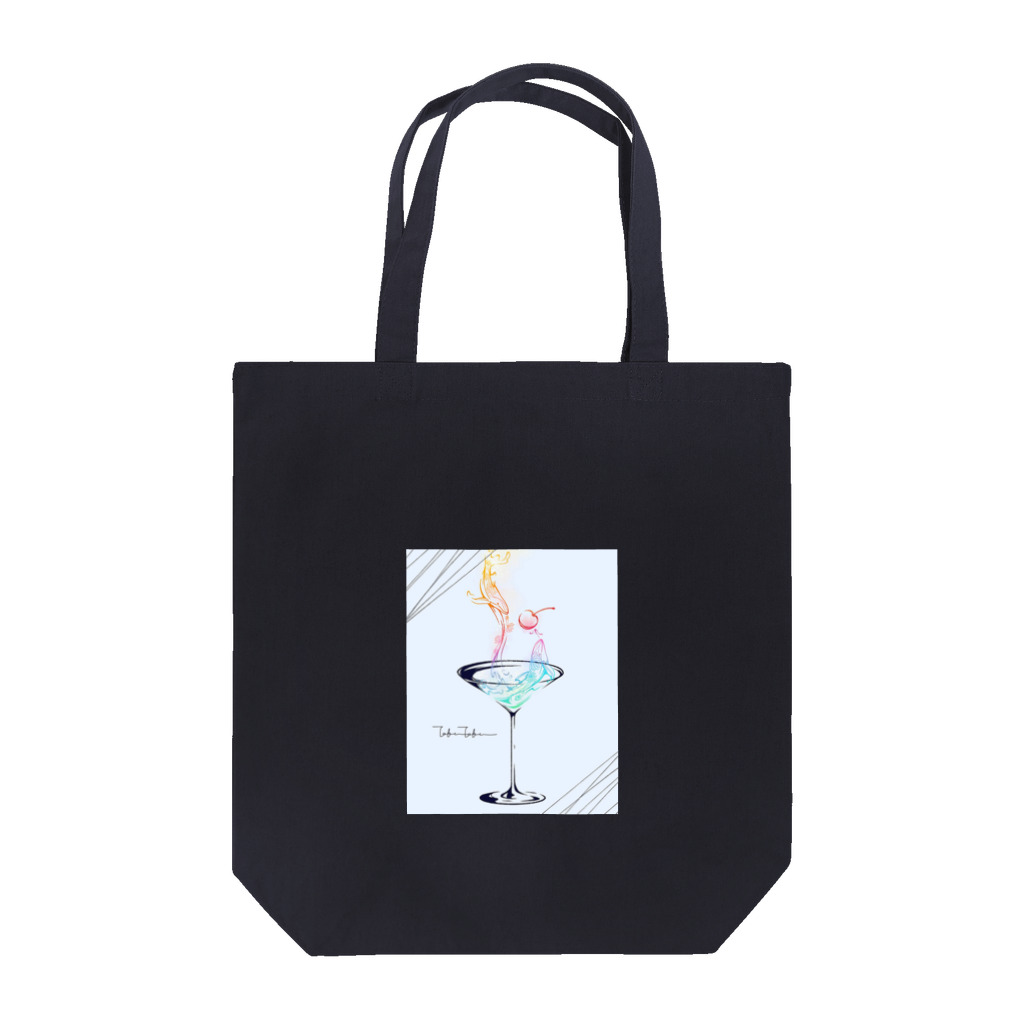 jiyujin_seisakusyoのオリジナルK -tokutokuシリーズ イルカ Tote Bag