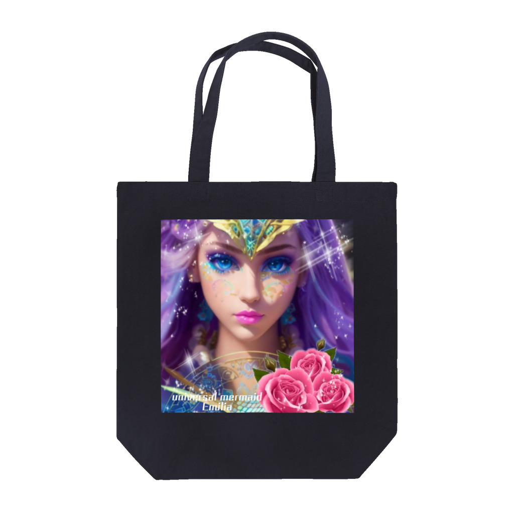 💖宇宙整体♪🌈♪こころからだチャンネル♪💖のuniversal mermaid Emilia Tote Bag