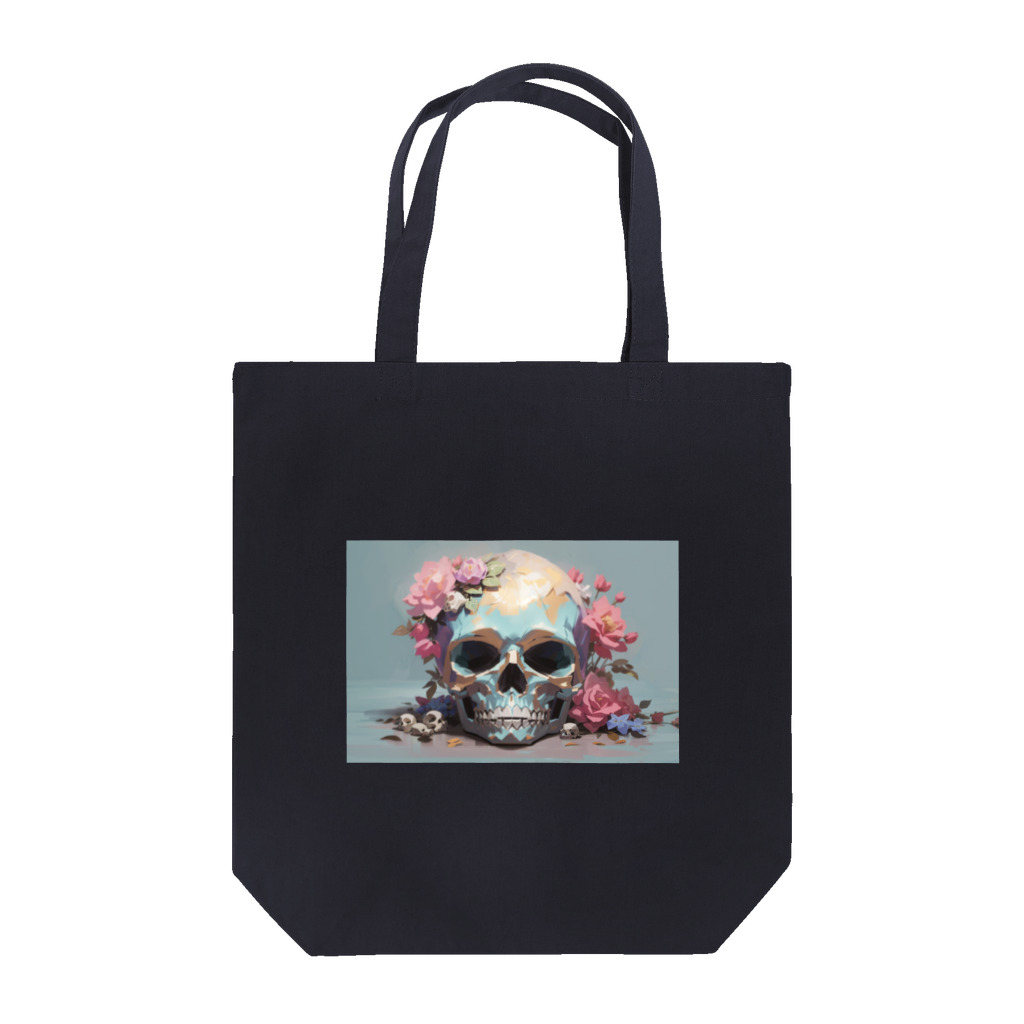 ShuXDのパステル骸　Pastle Skull トートバッグ