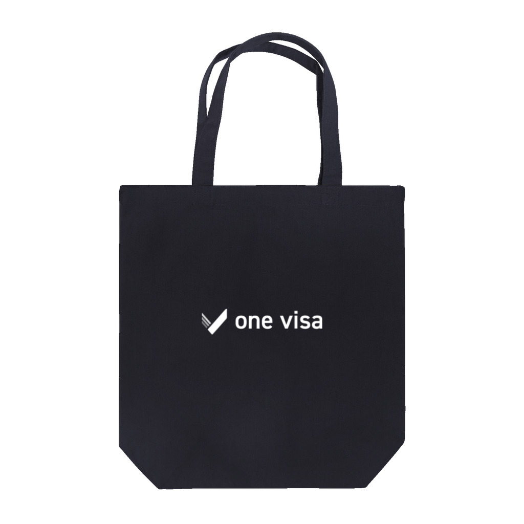 one visa 公式グッズのone visa logo トートバッグ