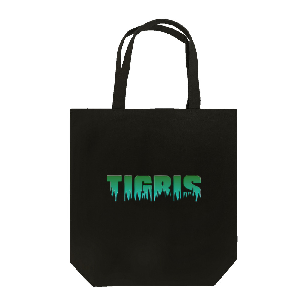 TIGRIS(ティグリス)のフレイムロゴ(Green) Tote Bag