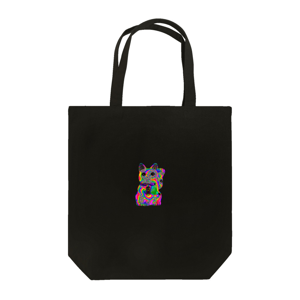 KIKI DOURAKUのドット招き猫 Tote Bag