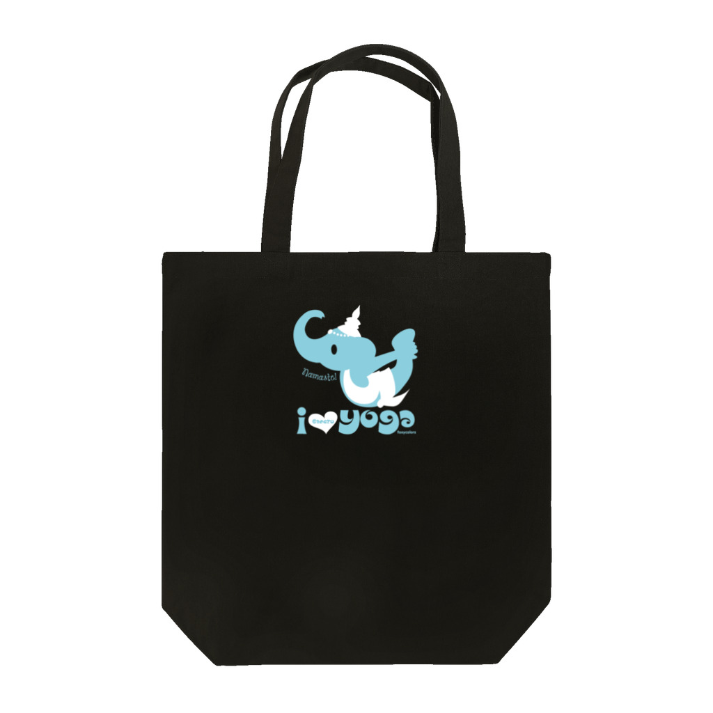 FOXY COLORSのヨガの先生ガネゾーくん Tote Bag