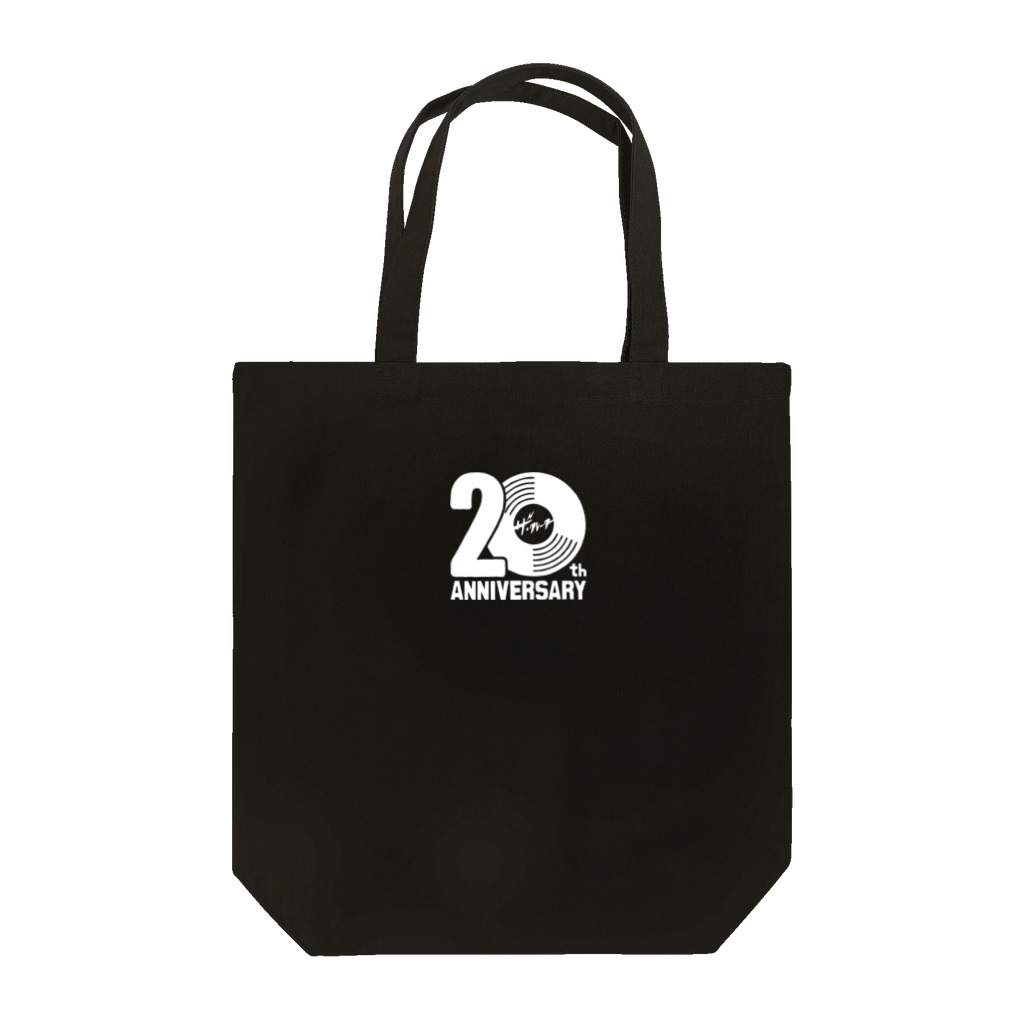 ザ・クレーター オフィシャルグッズの20thロゴ トートバッグ／ブラック Tote Bag