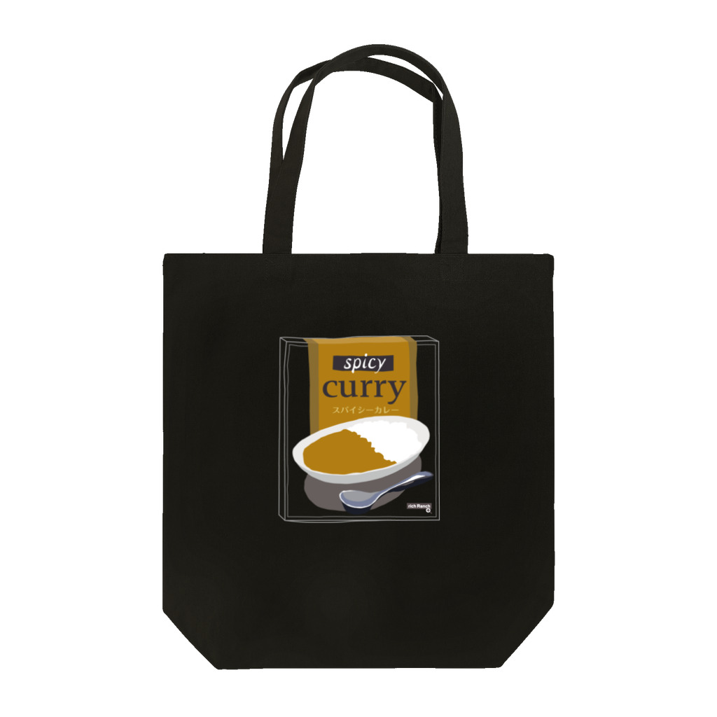 rich Ranchのレトルトスパイシーカレー Tote Bag