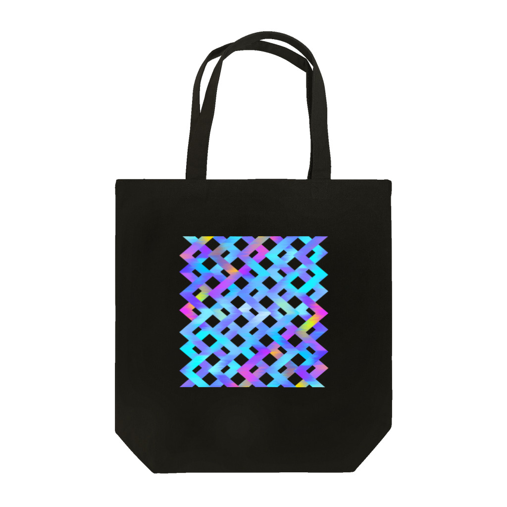 暇つぶしの色彩のにじ編み Tote Bag