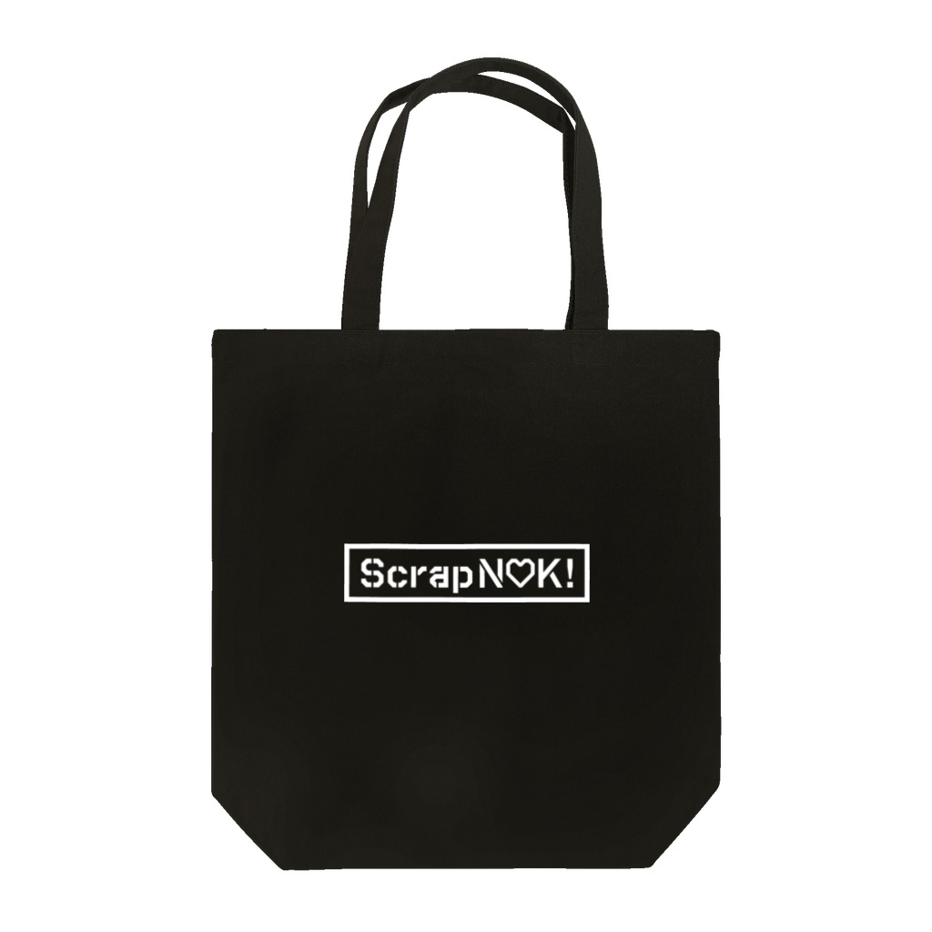 N-STOREのScrap N♥K （ロゴ白） Tote Bag