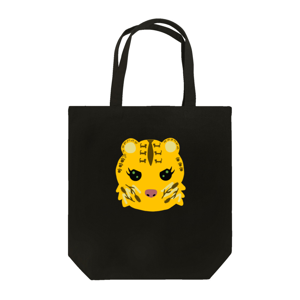 CHOSANAの猫柄の虎 Tote Bag